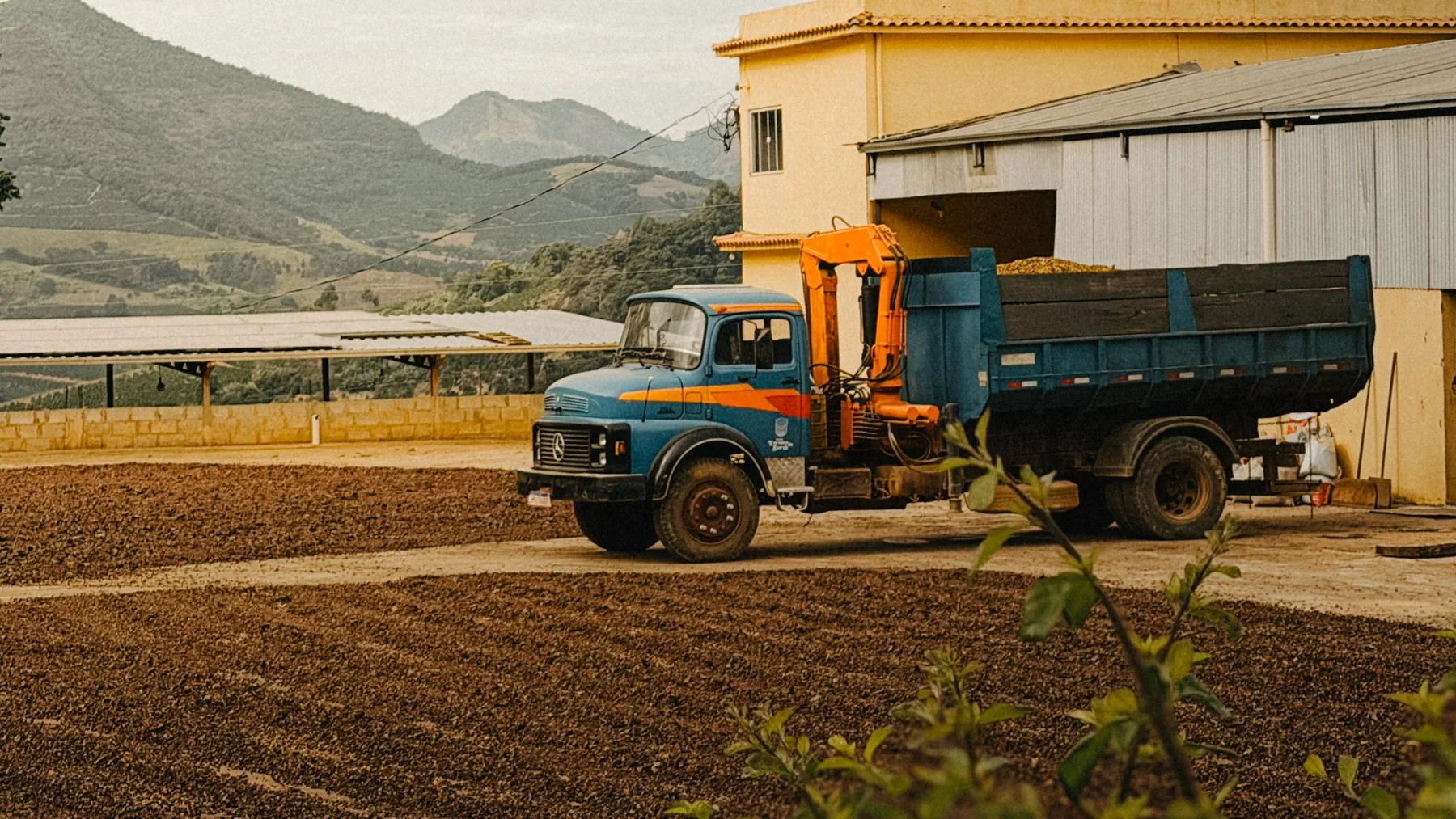 Estrutura e transporte na propriedade rural